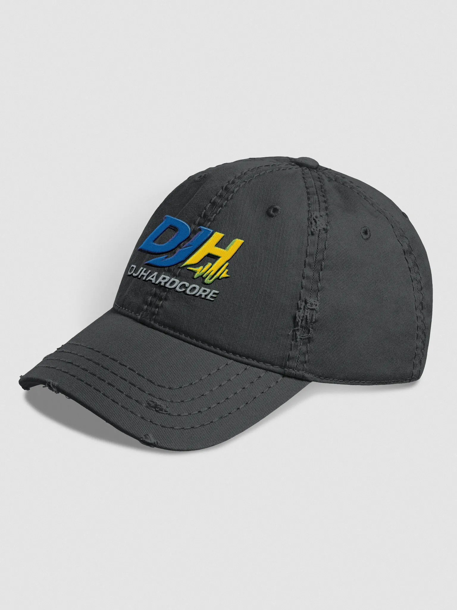 DJHARDCORE Soundwave Distressed Dad Hat product image (7)