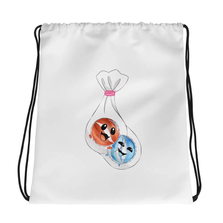 Two Marbles in a Bag Cute Drawstring Bag product image (1)