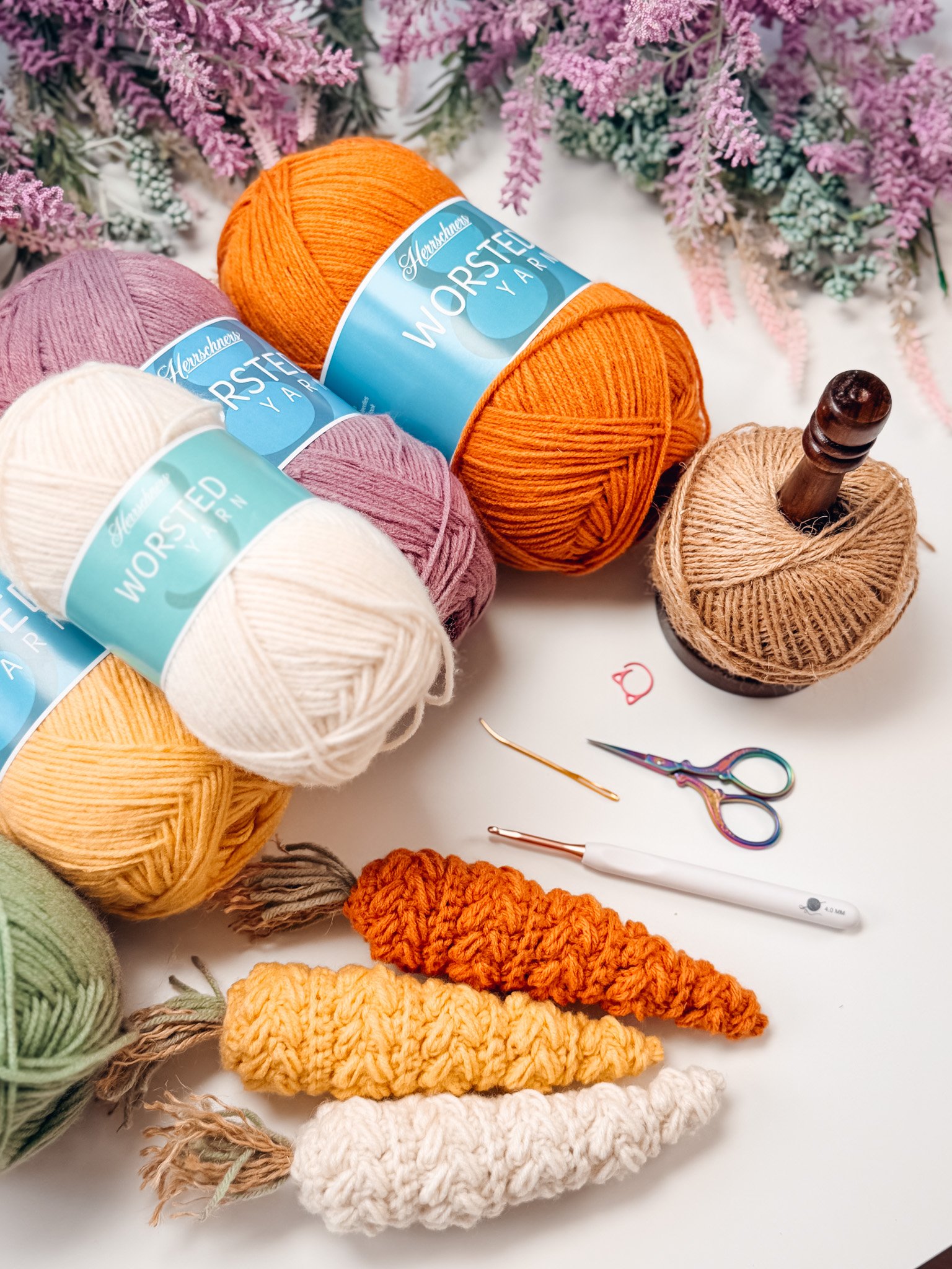 Wheat Stitch™ Crochet Carrots product image (3)