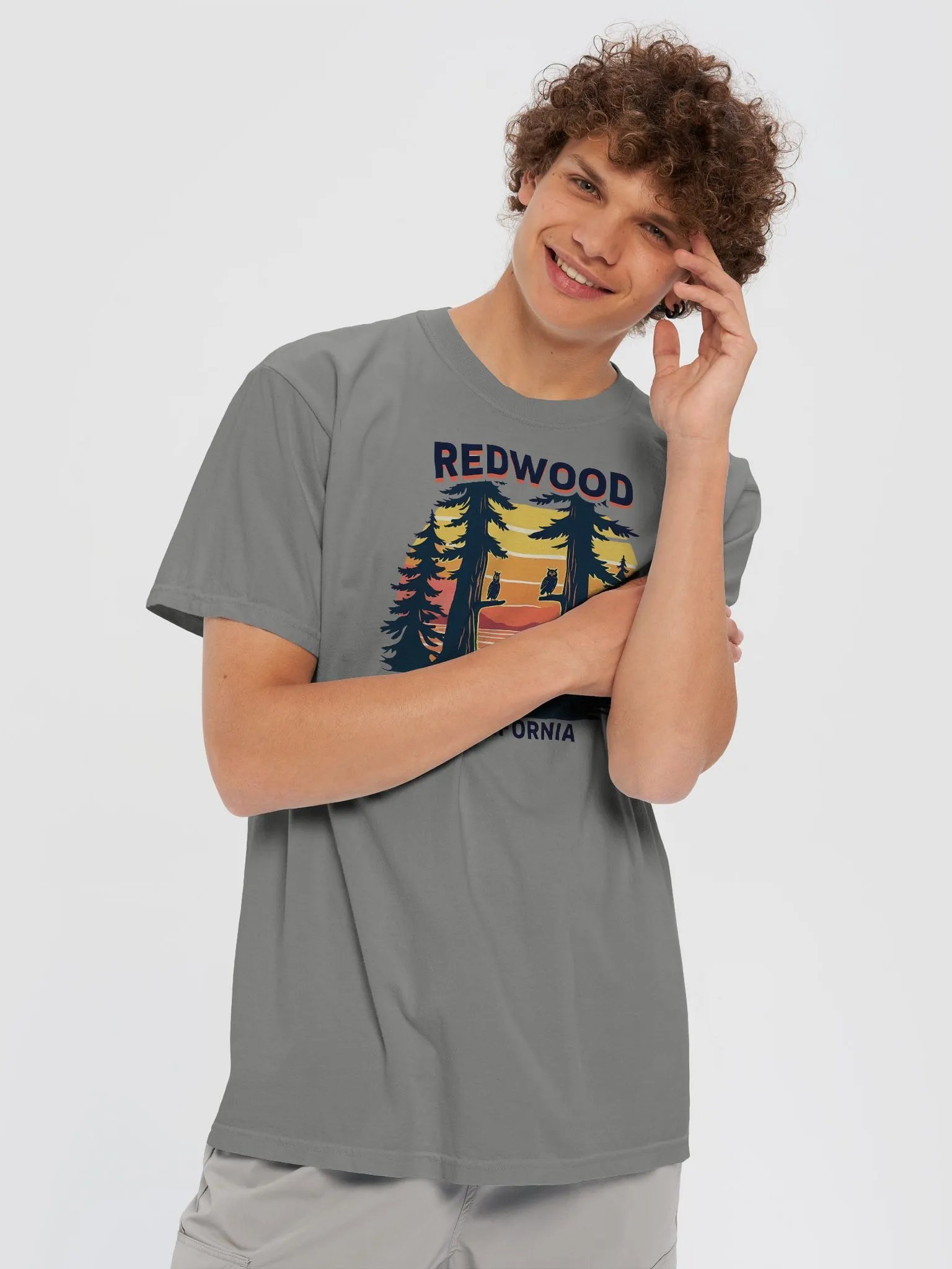 Redwood Sunset Owl Graphic T-Shirt product image (13)