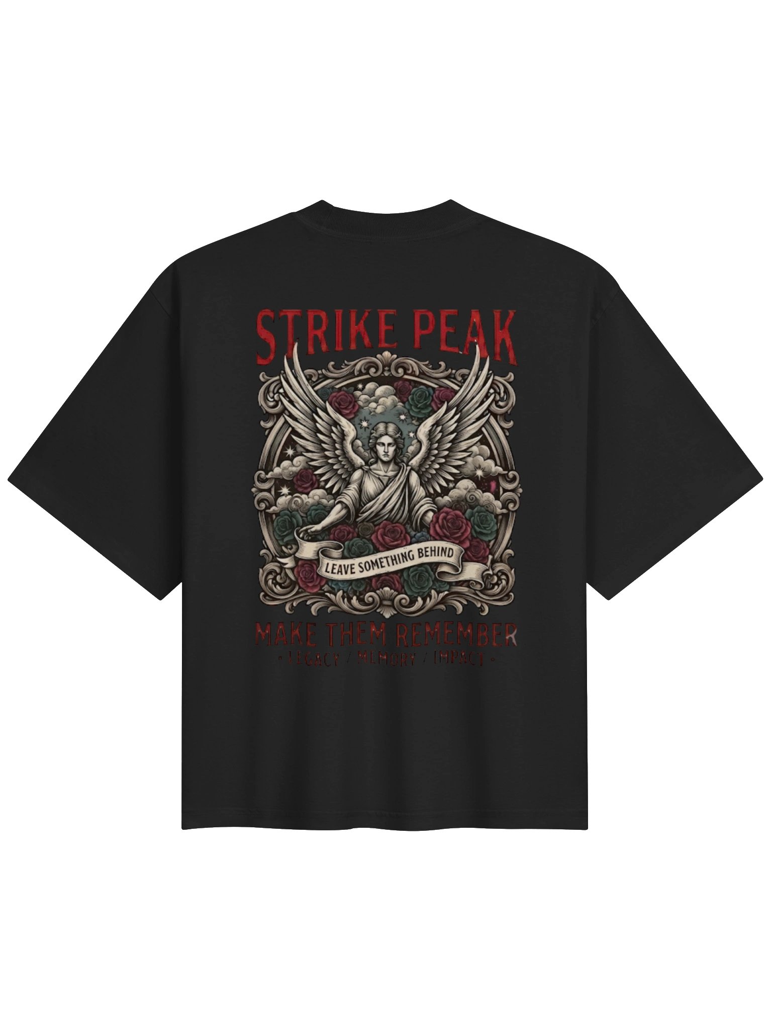 Premium Heavyweight Oversized Graphic T-Shirt - "Make Them Remember" Dual-Sided Statement Streetwear product image (6)