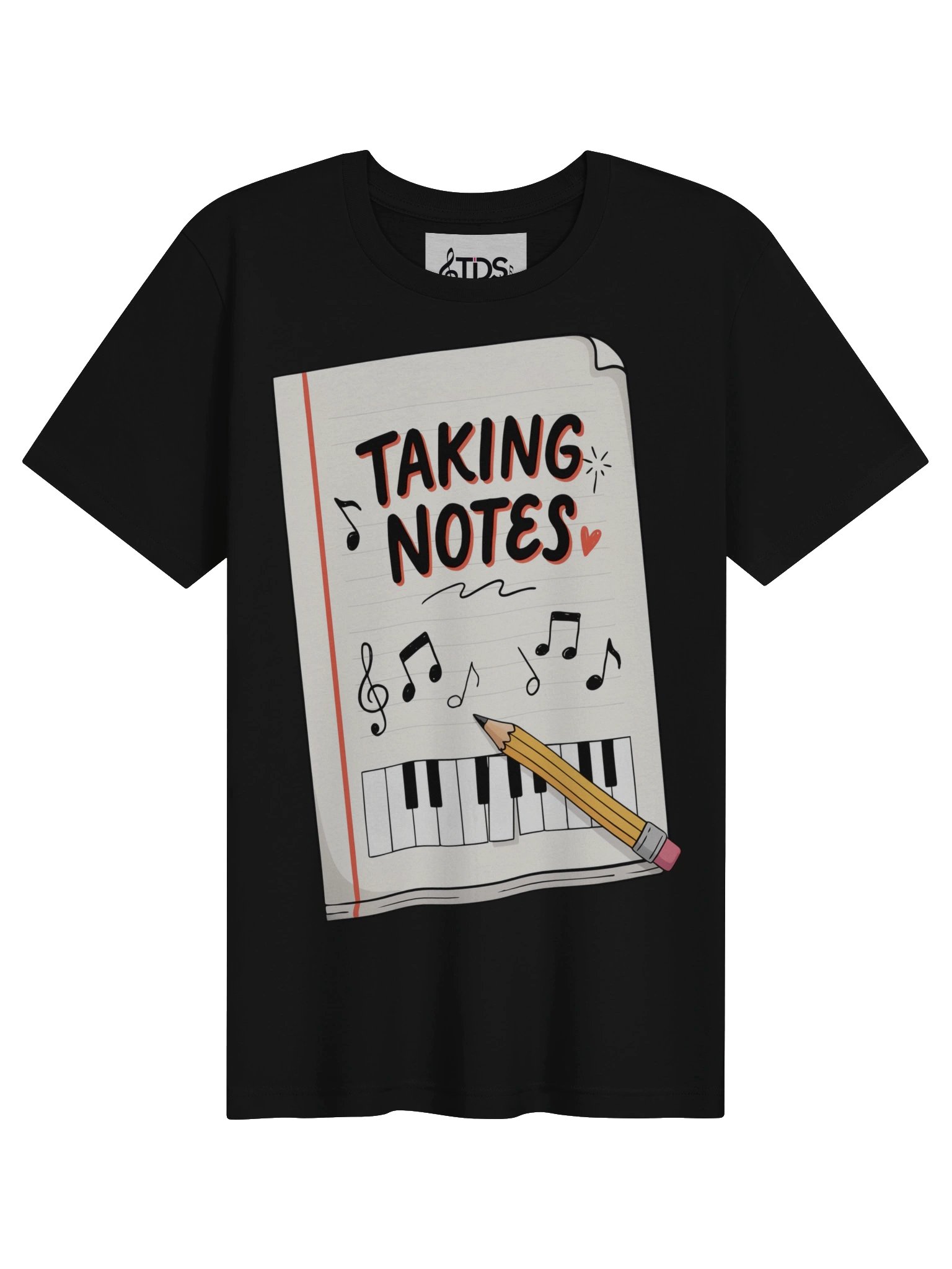 Taking Notes Music Tee product image (2)