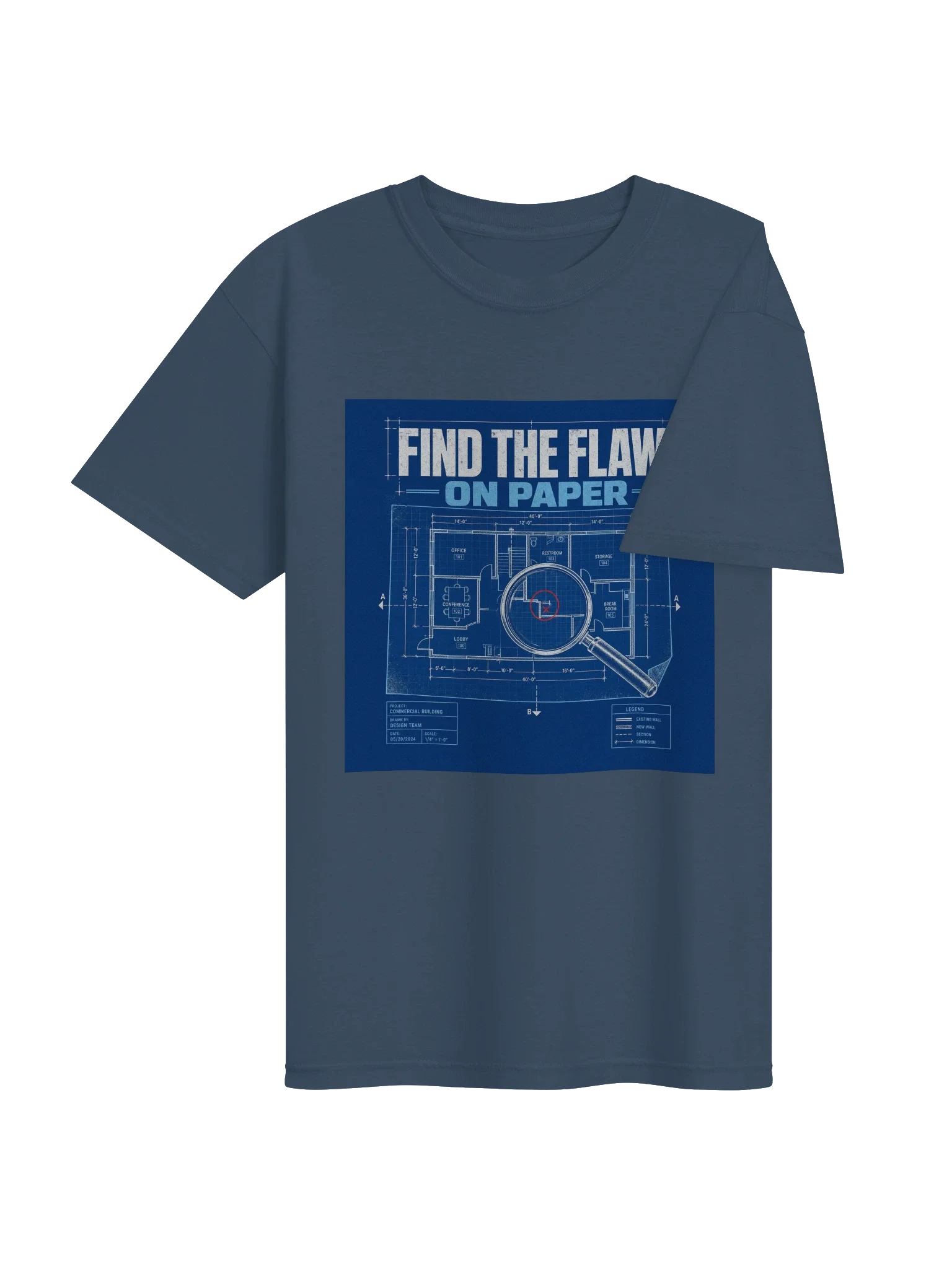 Find The Flaw On Paper Tee — view 12