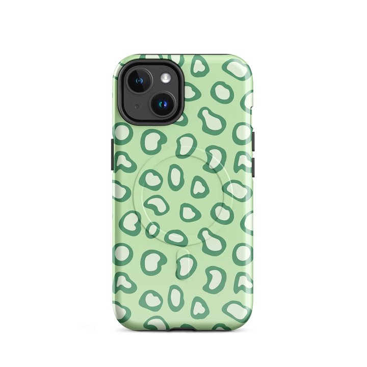 Chic Leopard Print Tough Magnetic MagSafe® iPhone® 14, 15, 16, 17, Pro, Pro Max, Plus Cases. product image (2)