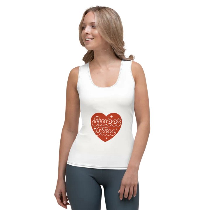 Sweet Kiss Heart Print Women's Tank Top product image (1)