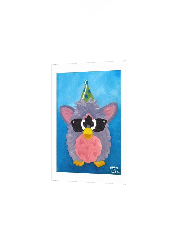 Party Hat Furby Oil Painting Print product image (2)