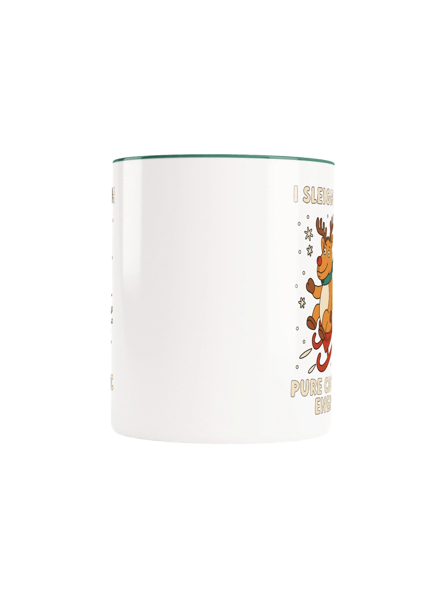 I Sleigh With Pure Chaotic Energy Reindeer Mug product image (5)
