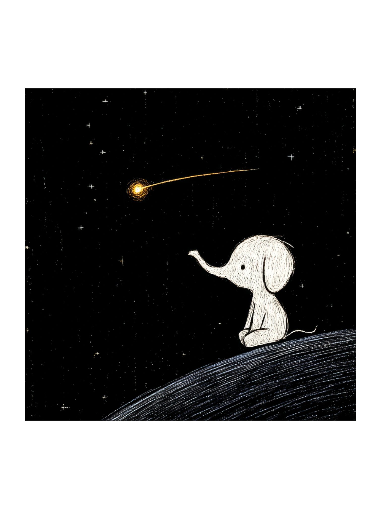 The Little Star-Gazer Sticker product image (3)