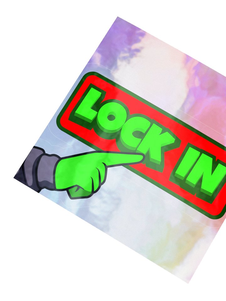 Lock In Holographic Sticker product image (4)