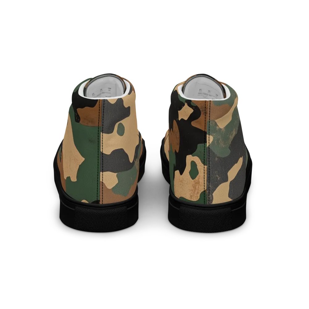 Retro Camo Women's High Tops product image (5)