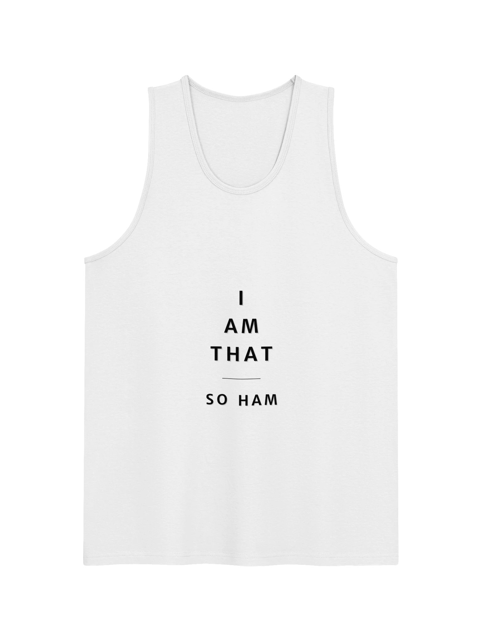 Men's Premium Tank - SO HAM (Pure Text) product image (2)