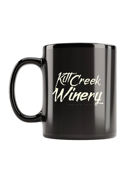 Kitt Creek Winery Vibin’ Black & Cream Mug