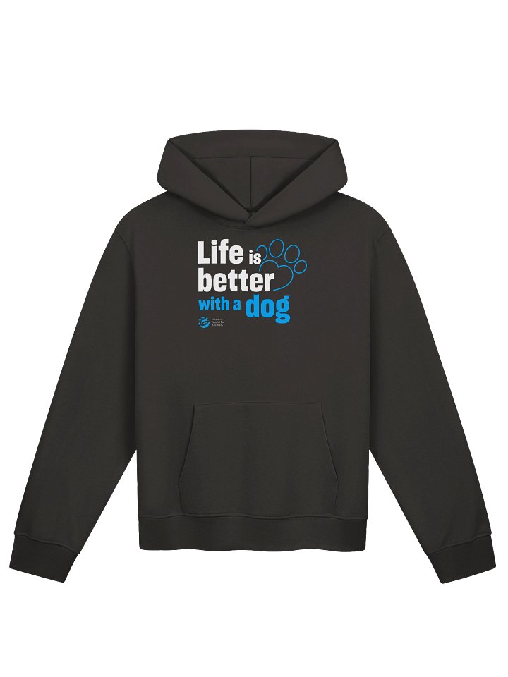 Life is better with a dog - Typographic - Hoodie product image (1)