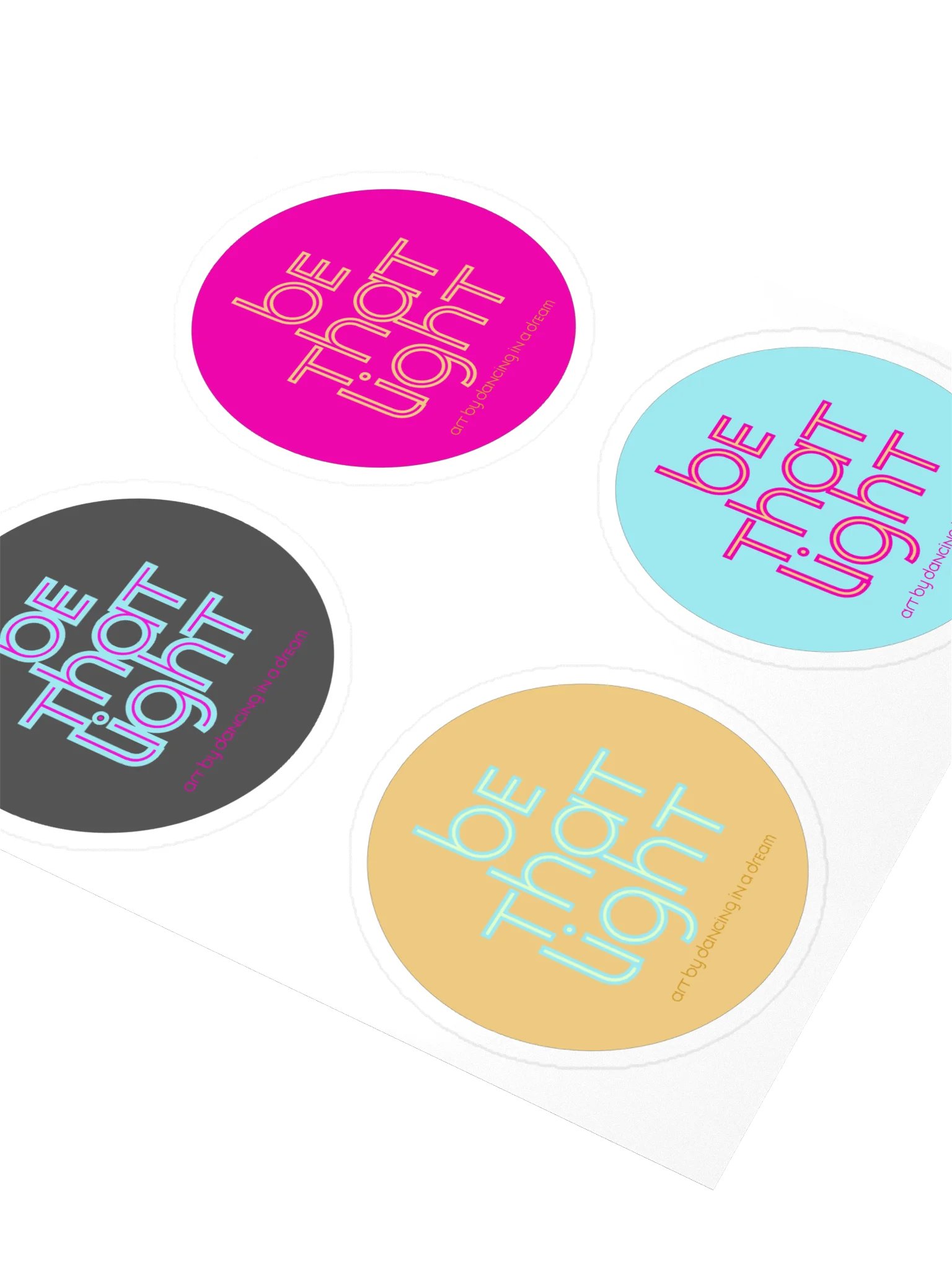 'be that light' stickers | 4 pk product image (3)