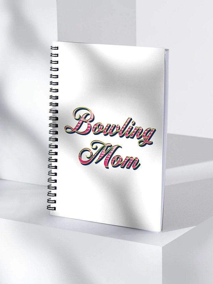 Bowling Mom Spiral Notebook product image (1)