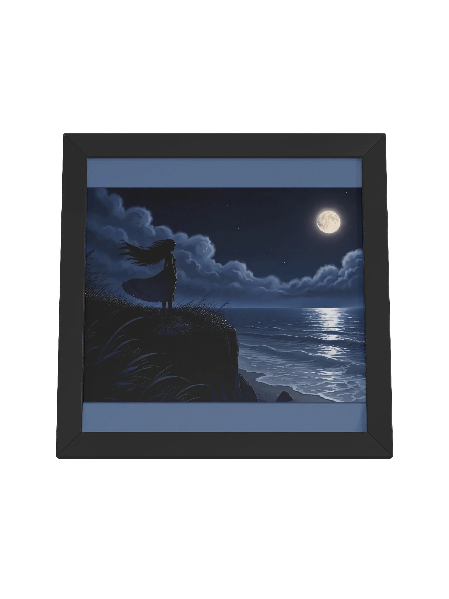 Seaside Thinker Framed Poster product image (4)