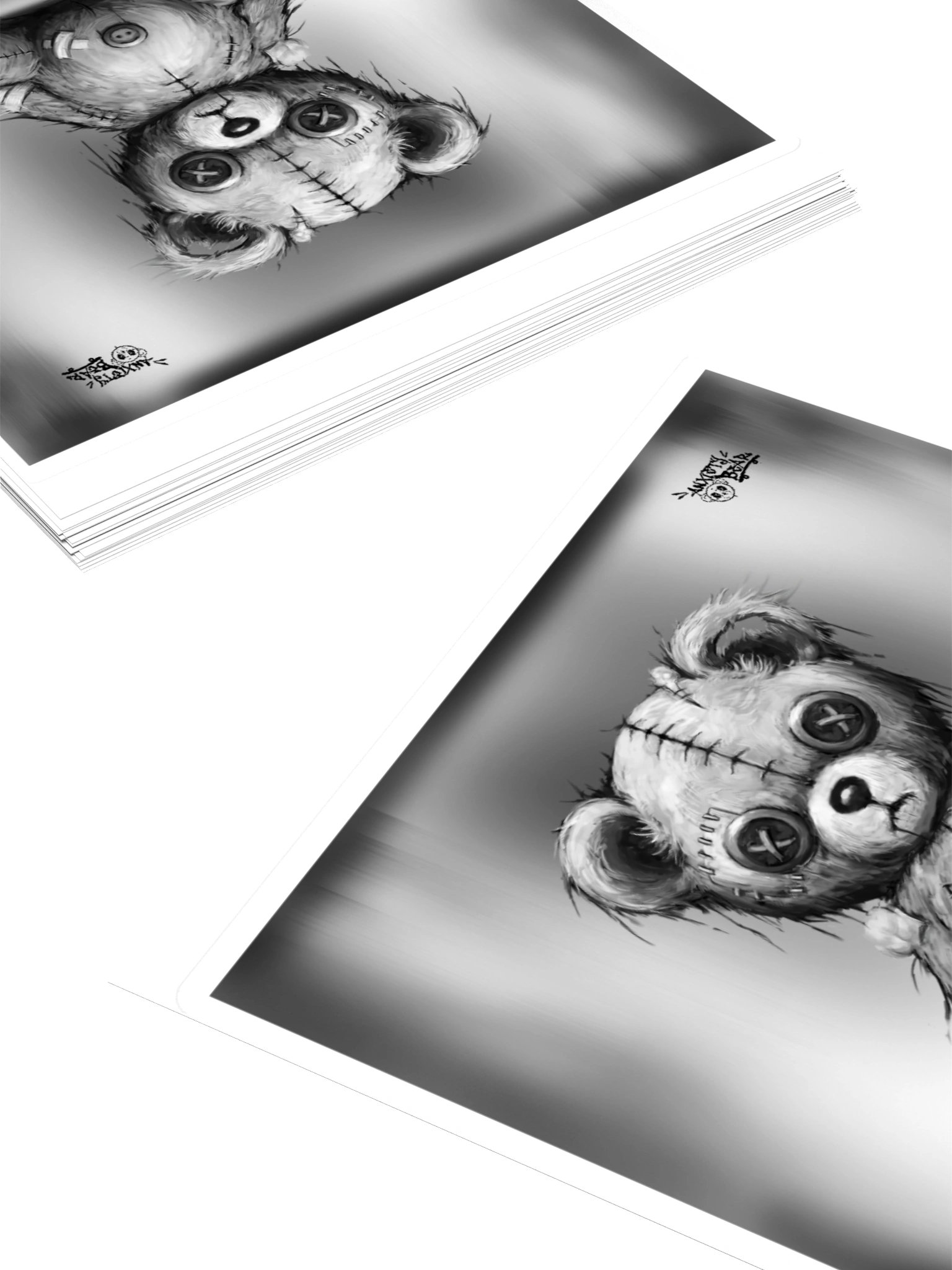 Anxiety Bear Spooky Sticker product image (11)
