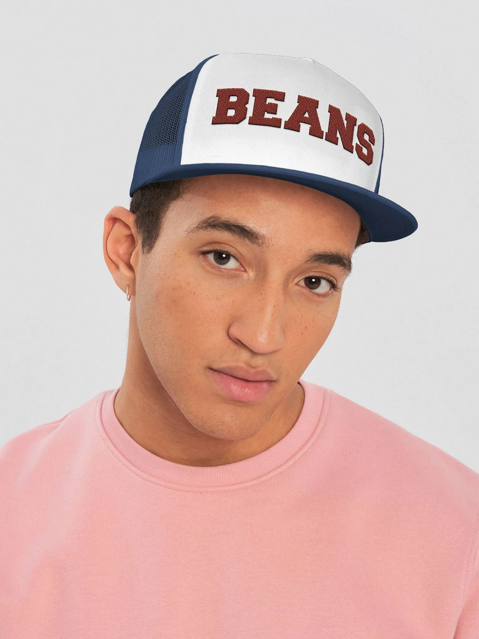 BEANS embroidered trucker hat product image (3)