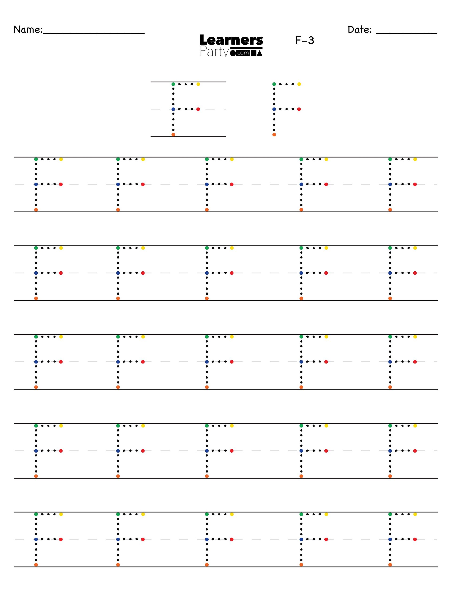 F/f - New Digital Product Progressive Letter Builder product image (2)