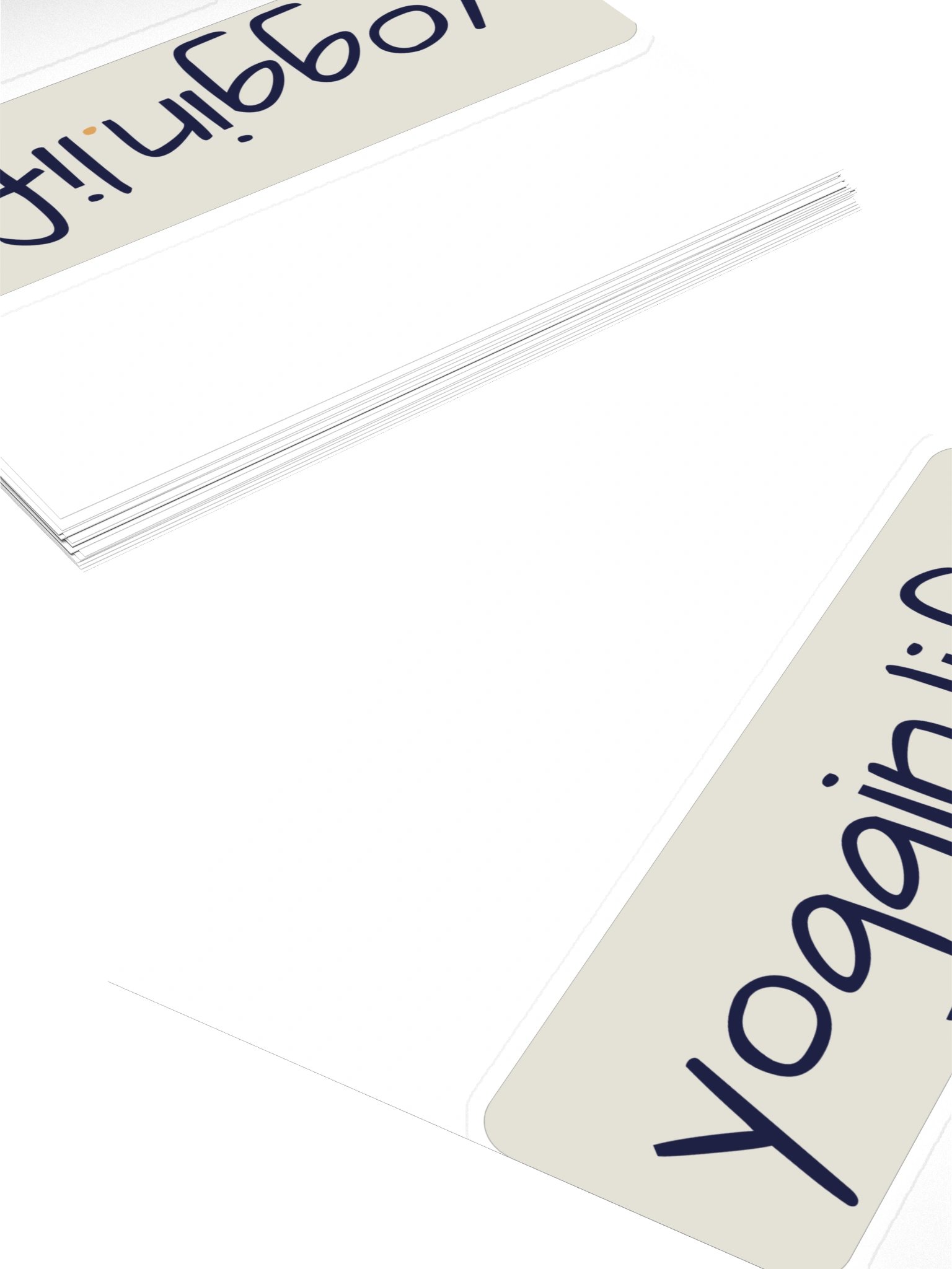 script cut sticker — cream product image (4)