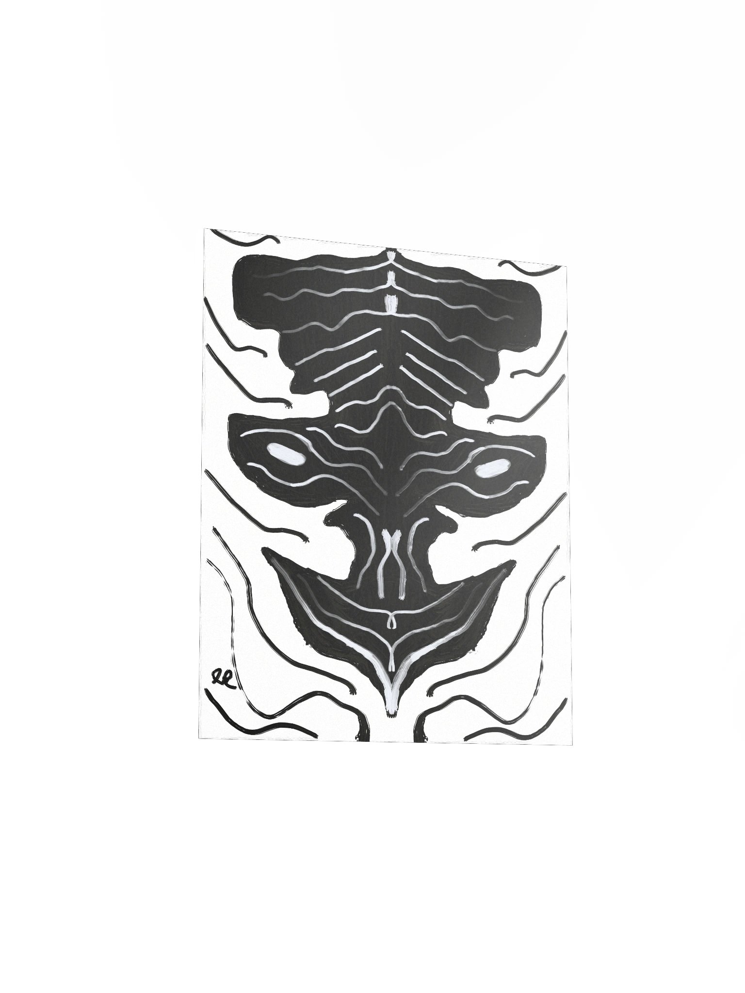 Grinning Darkness Matte Poster Print by Eric Ravenwolf product image (10)