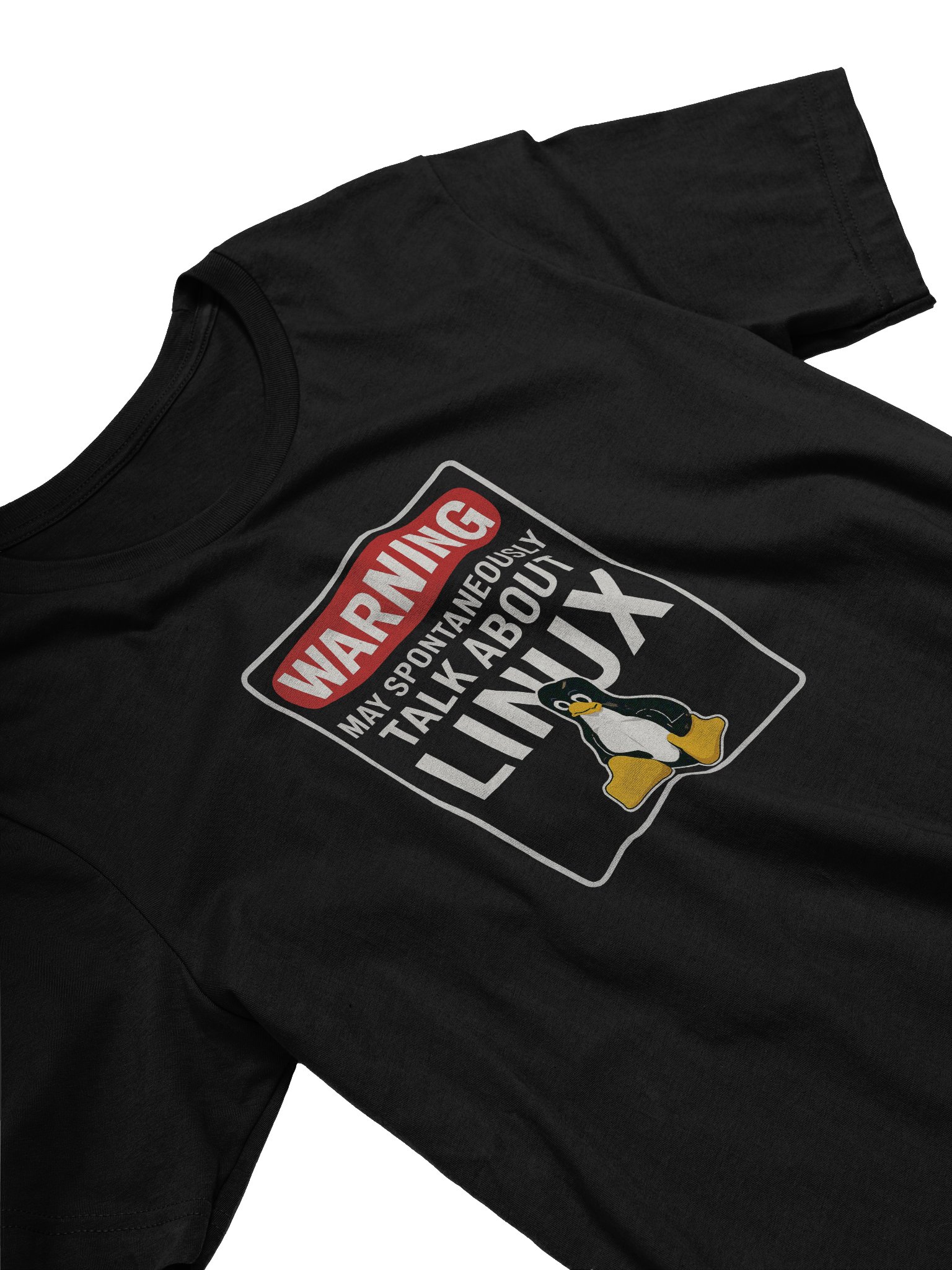 "May Spontaneously Talk About Linux" T-Shirt product image (2)