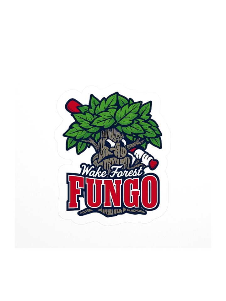 Wake Forest FUNGO Kiss-Cut Sticker — Mascot Tree product image (1)