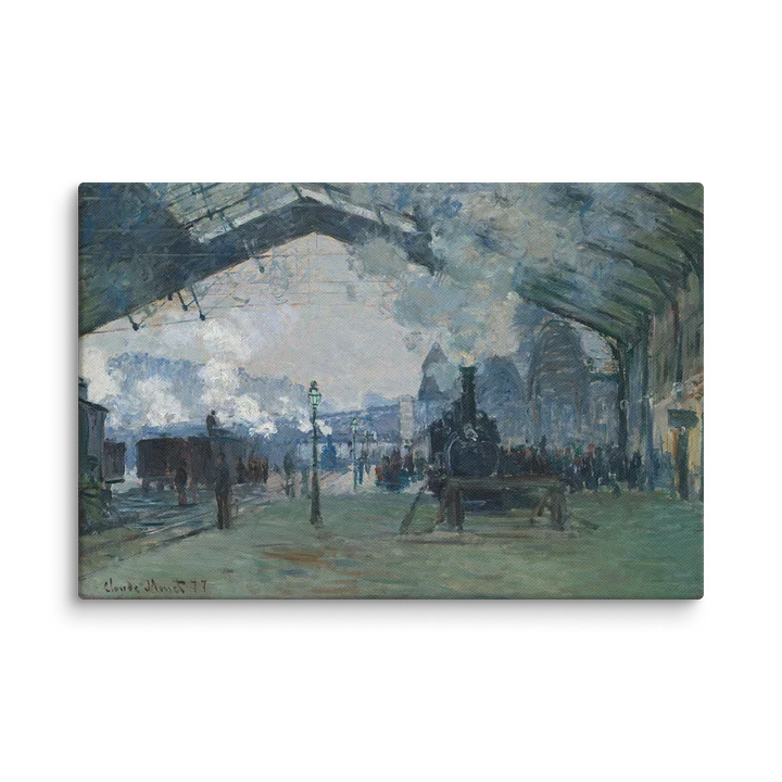 Arrival of the Normandy Train, Gare Saint-Lazare (Claude Monet) Canvas product image (2)