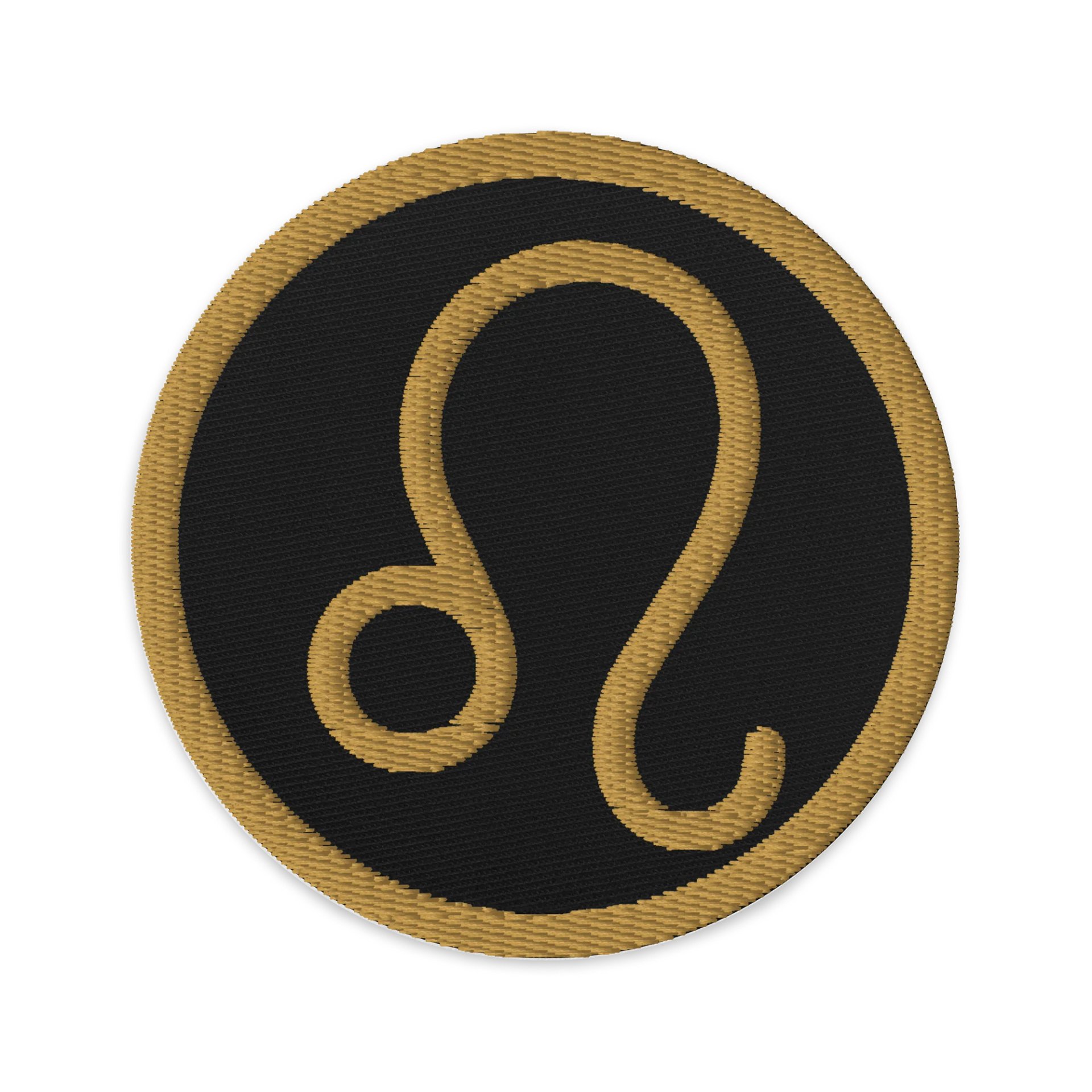 Ornate Leo Embroidered Patch product image (1)