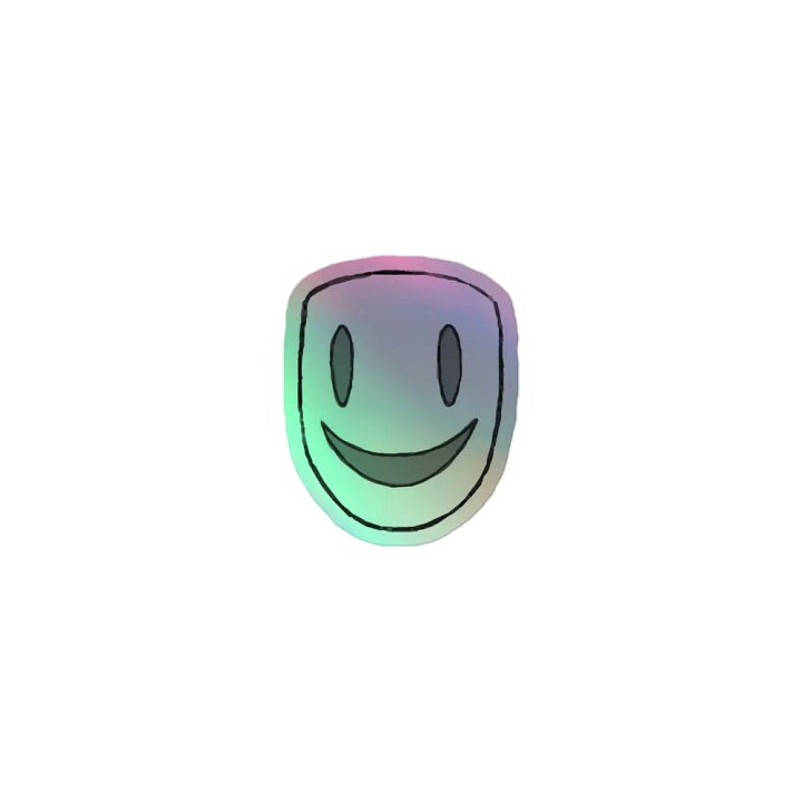 Serenova Mask Holo Sticker product image (1)