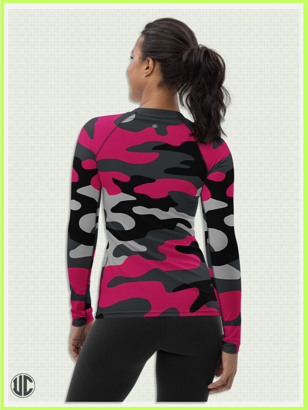Savage Pink Camo – Women’s Rash Guard product image (2)