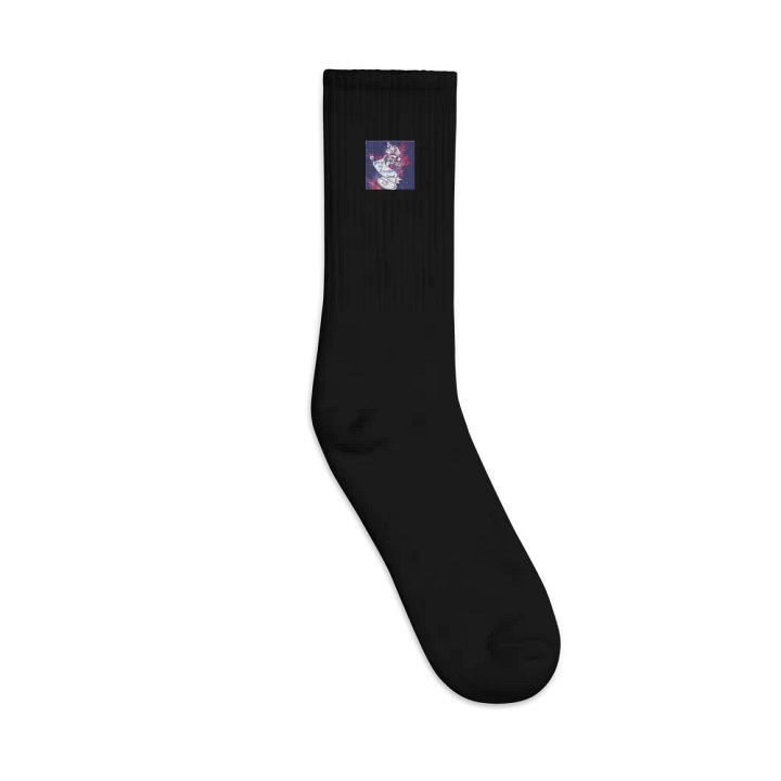 SOCCO bestickte Crew-Socken , get to my Printer level product image (2)