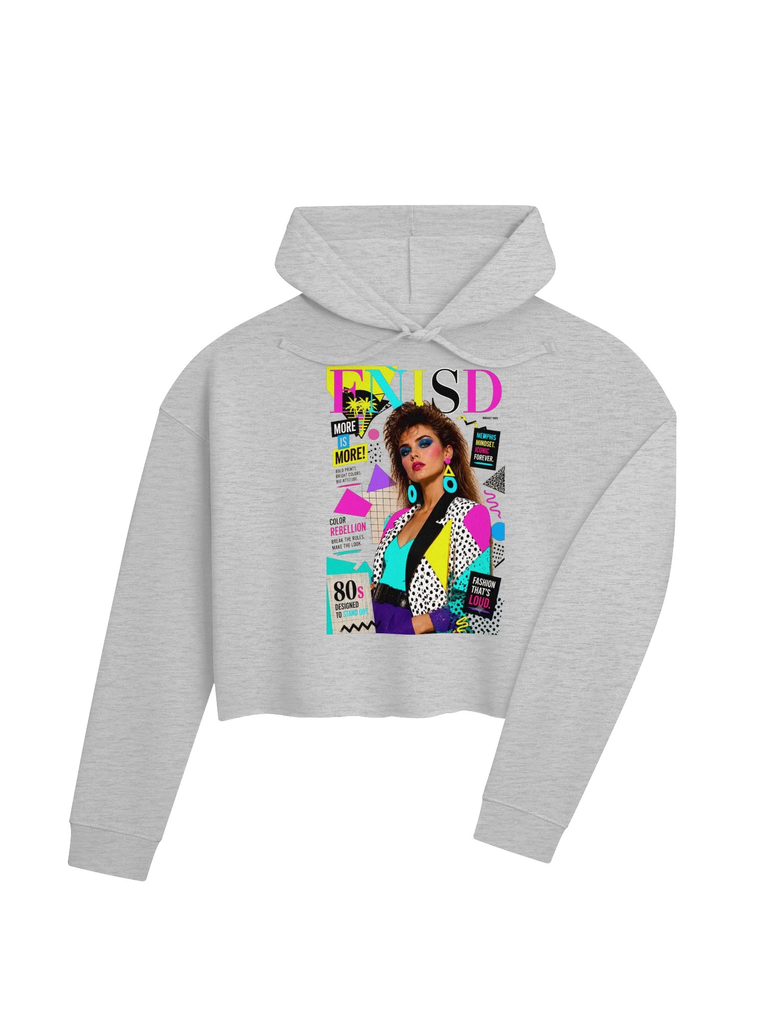VOGUE 80s CROP HOODIE product image (12)
