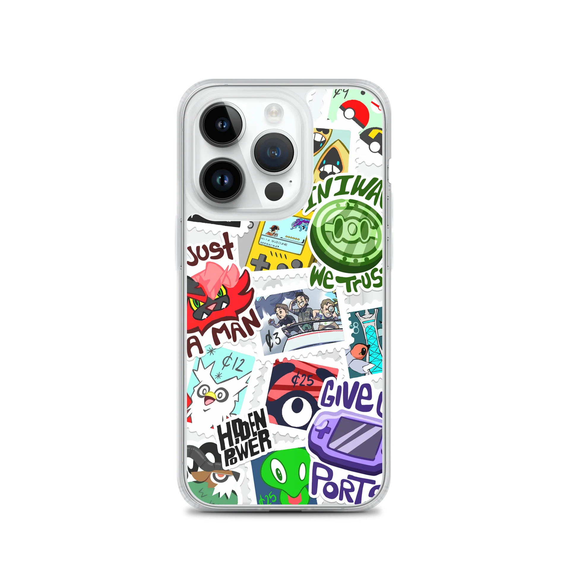 Hidden Stamps - iPhone® Magsafe Clear Case product image (3)