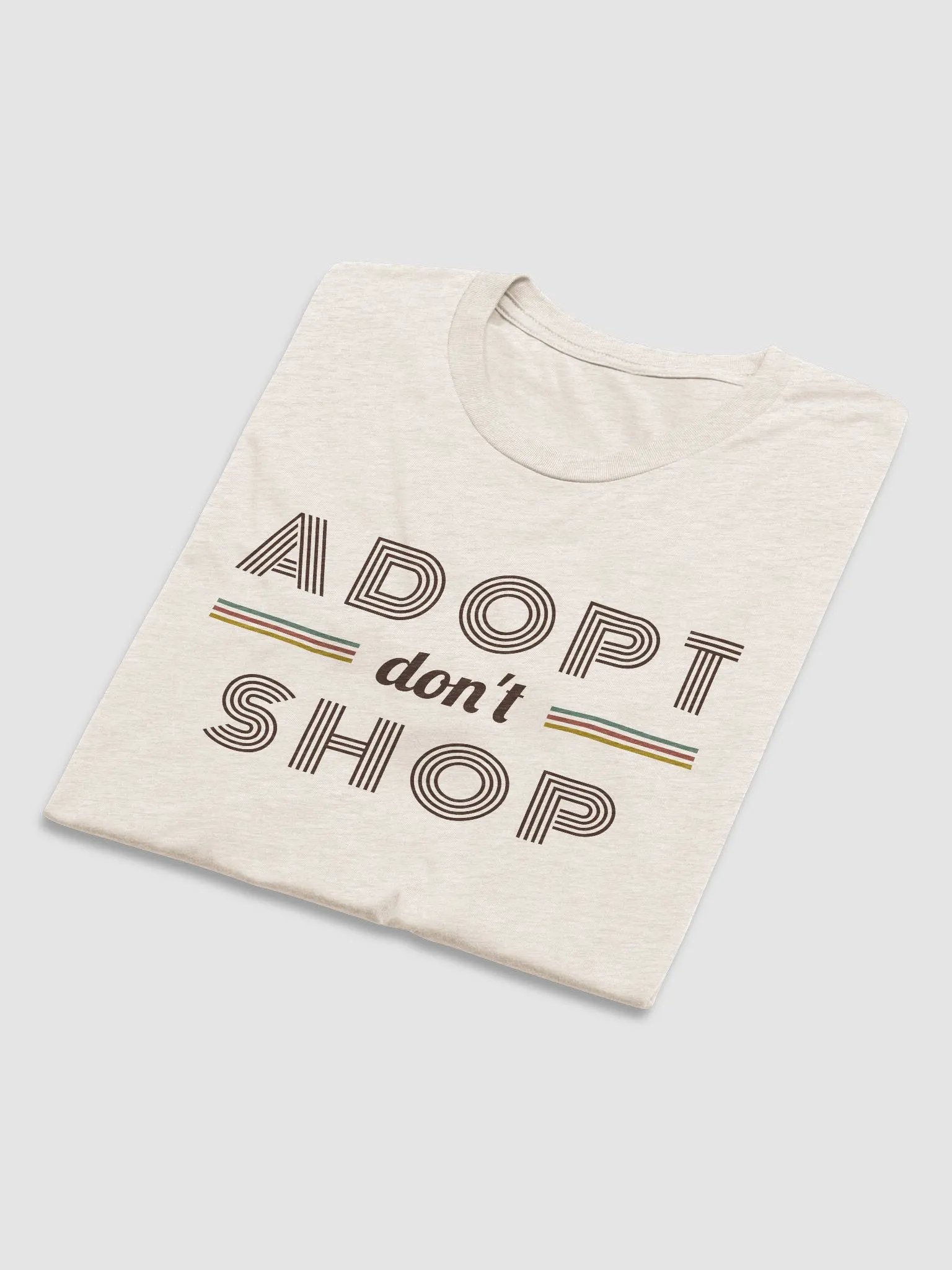 Adopt Don't Shop // Unisex Triblend product image (4)