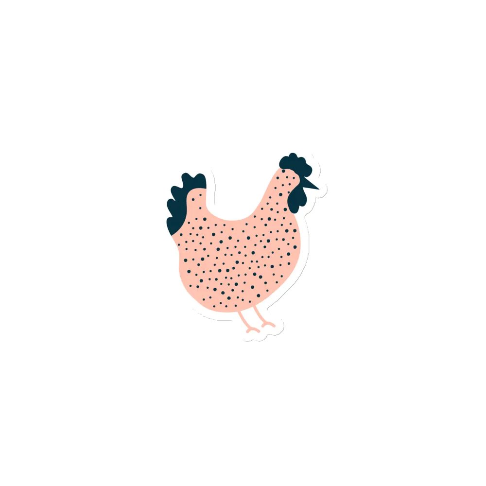 Pink Chicken Magnet product image (1)
