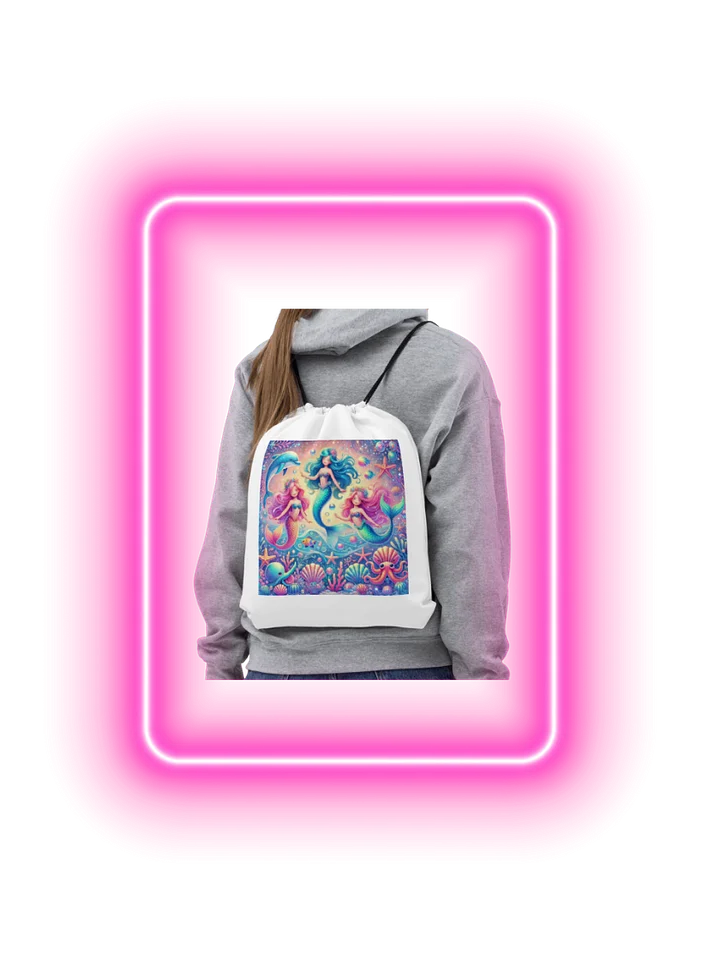 Mermaid Dreams Drawstring Bag product image (1)