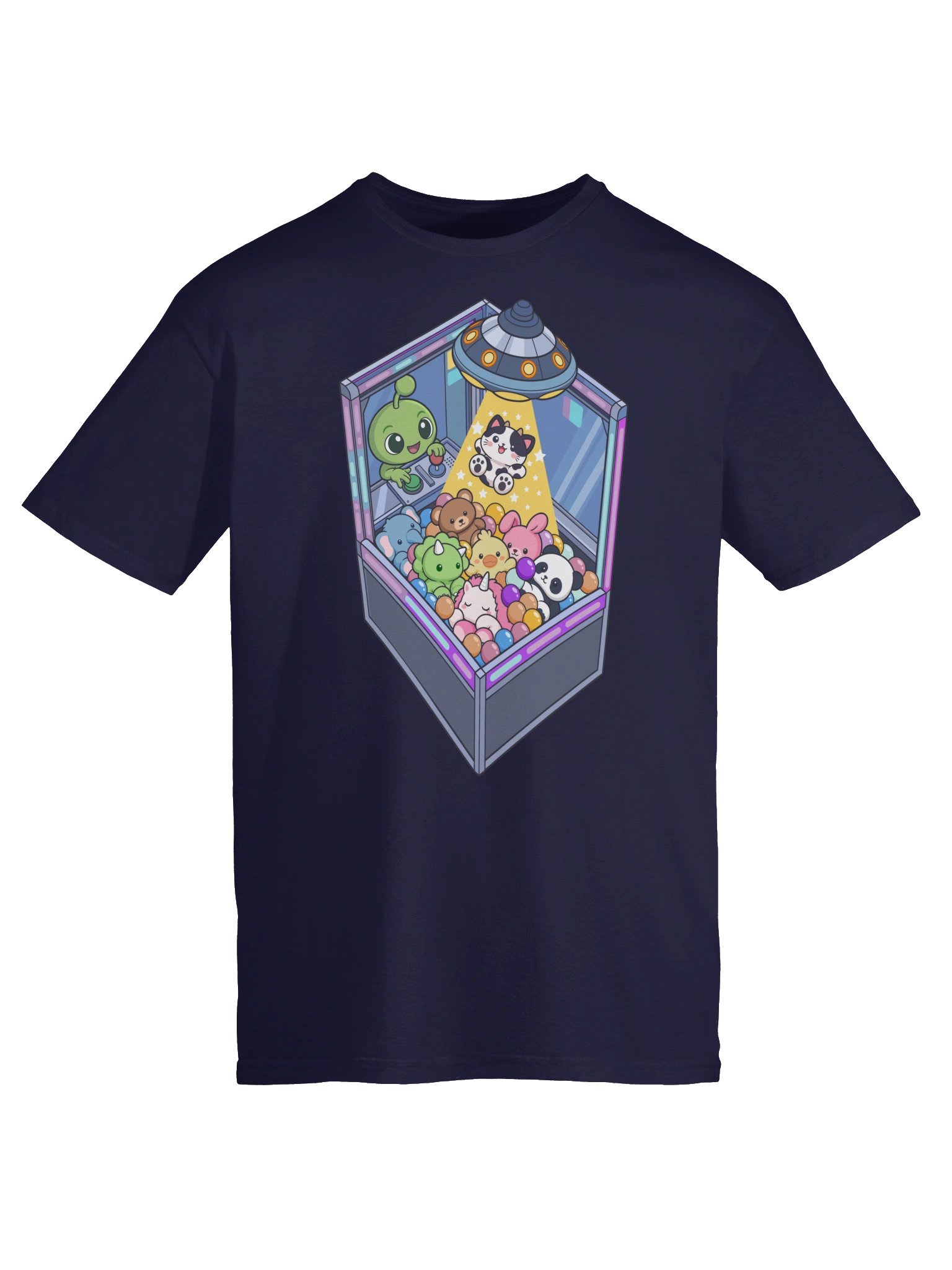 UFO Catch Cow Cat Shirt product image (6)