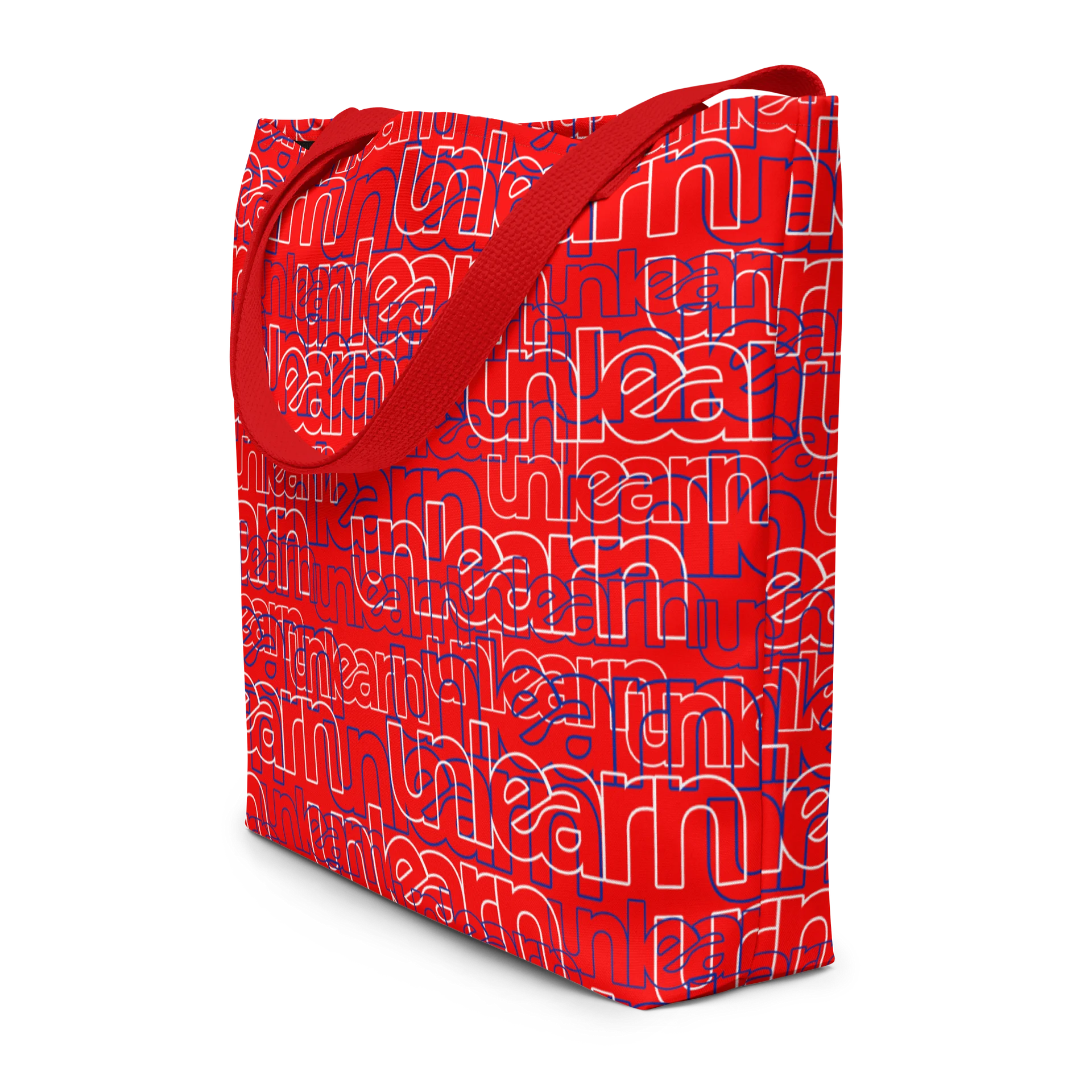 Wired Tote Bag: Red product image (1)