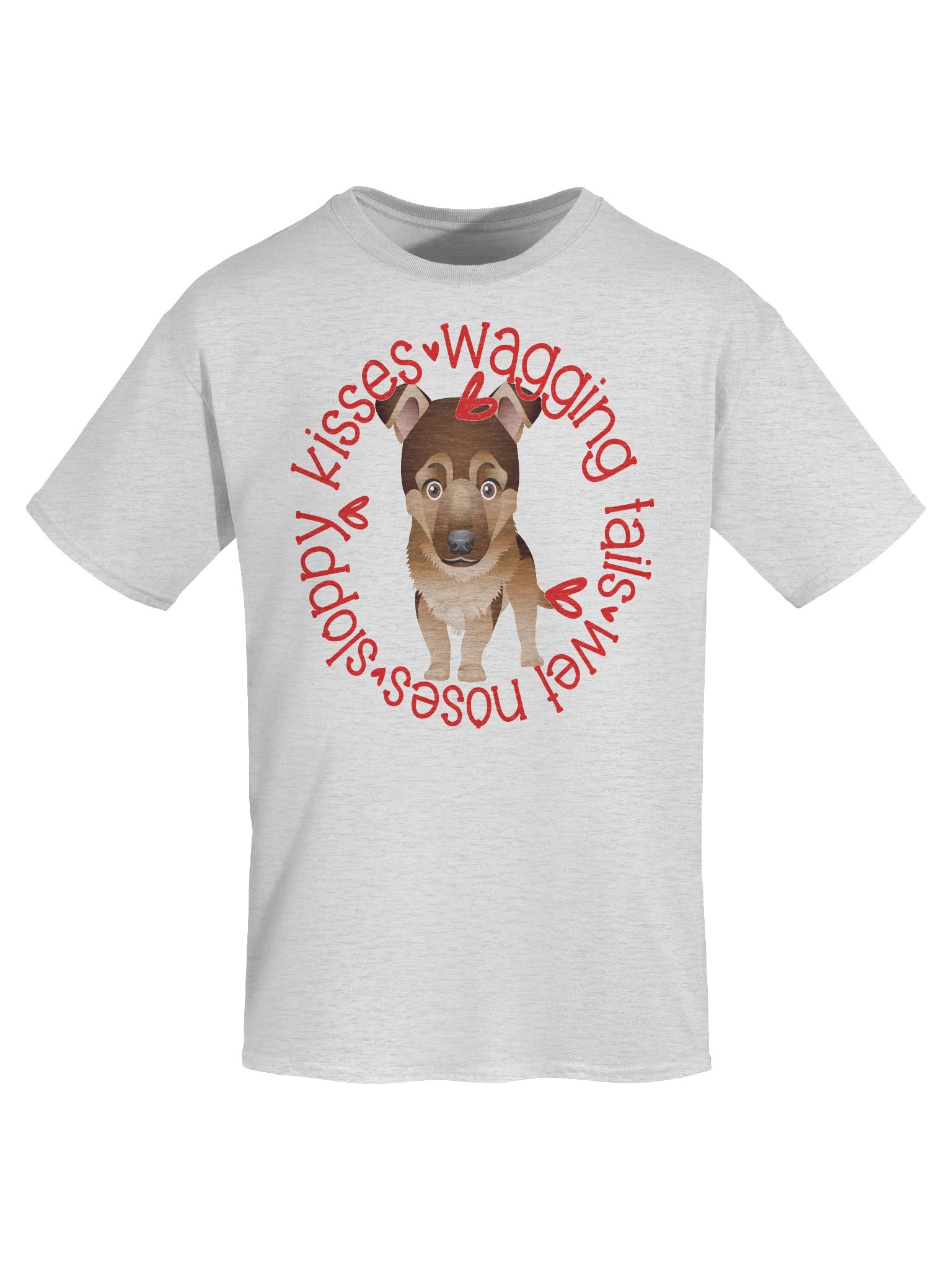 Sloppy Kisses German Shepherd T product image (139)