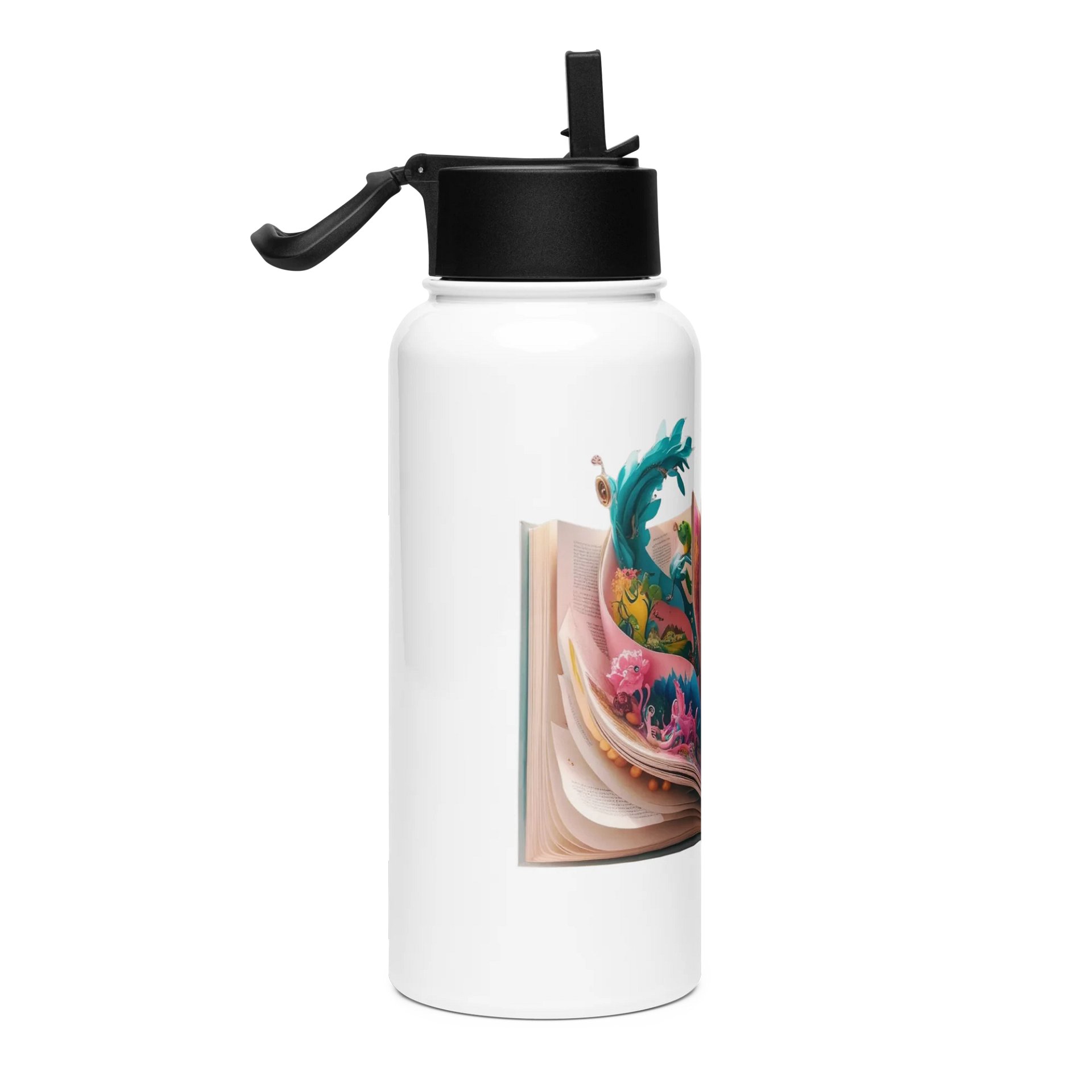 Novel Concepts Publishing – Book of Wonders Fantasy Water Bottle product image (4)