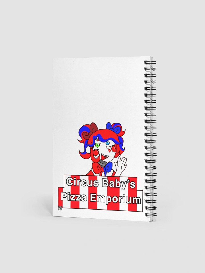 Circus Baby's Pizza World: Circus baby Let's Party Spiral Notebook product image (2)
