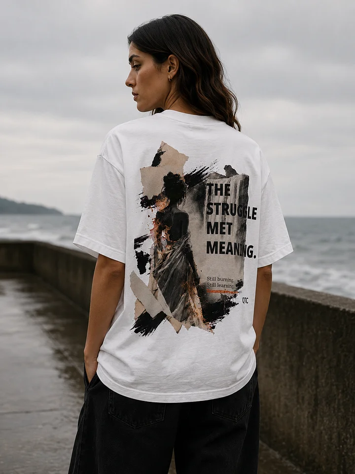 QTC — The Struggle Met Meaning Premium Tee | White Line product image (2)