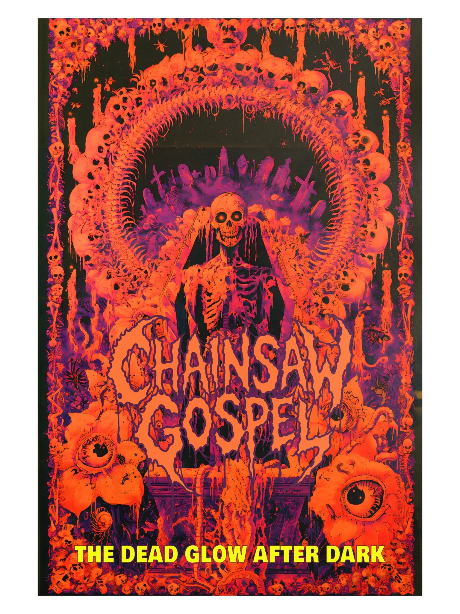 THE DEAD GLOW AFTER DARK — Blacklight Horror Poster product image (1)