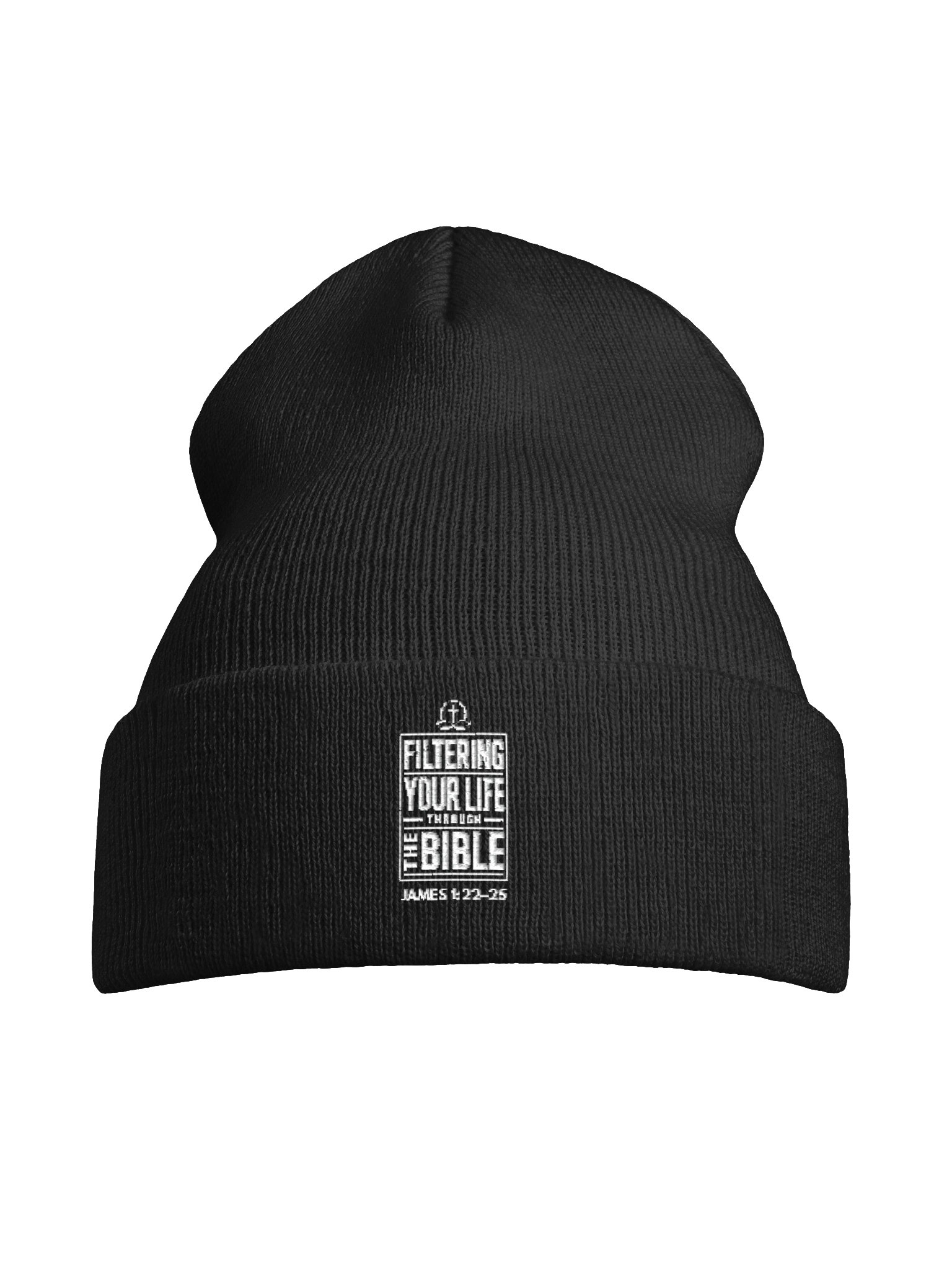 Filtering Your Life Through the Bible Cuffed Beanie product image (1)