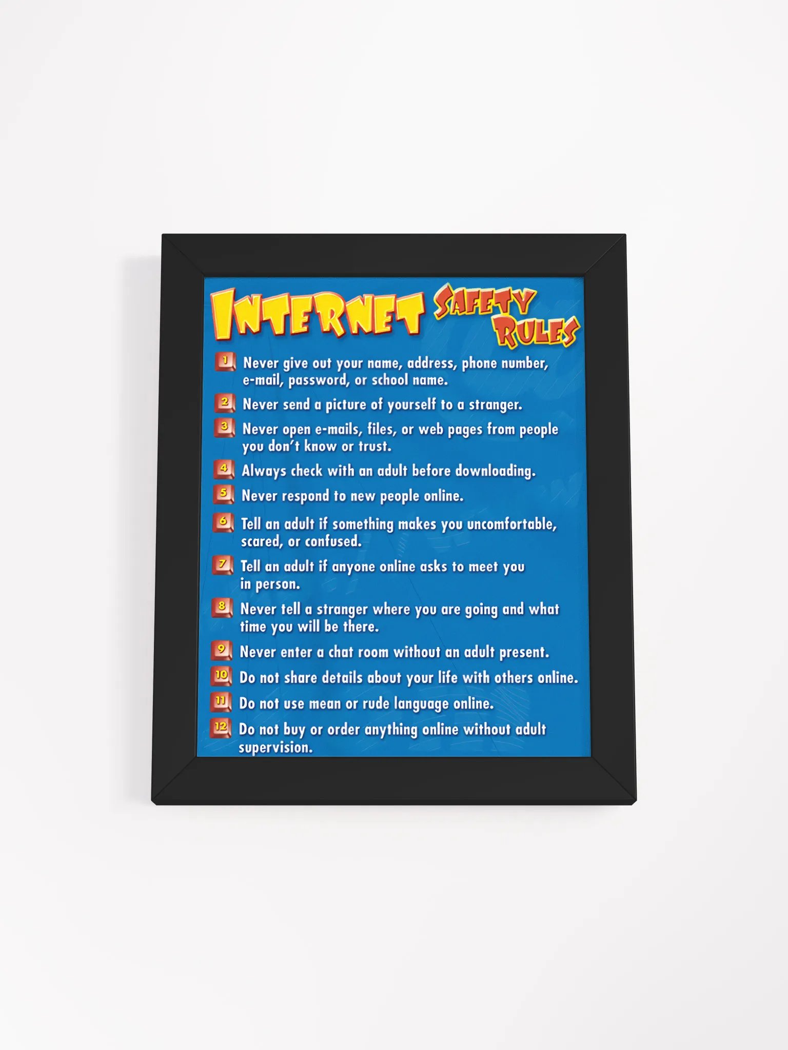 Internet Safety Rules product image (1)
