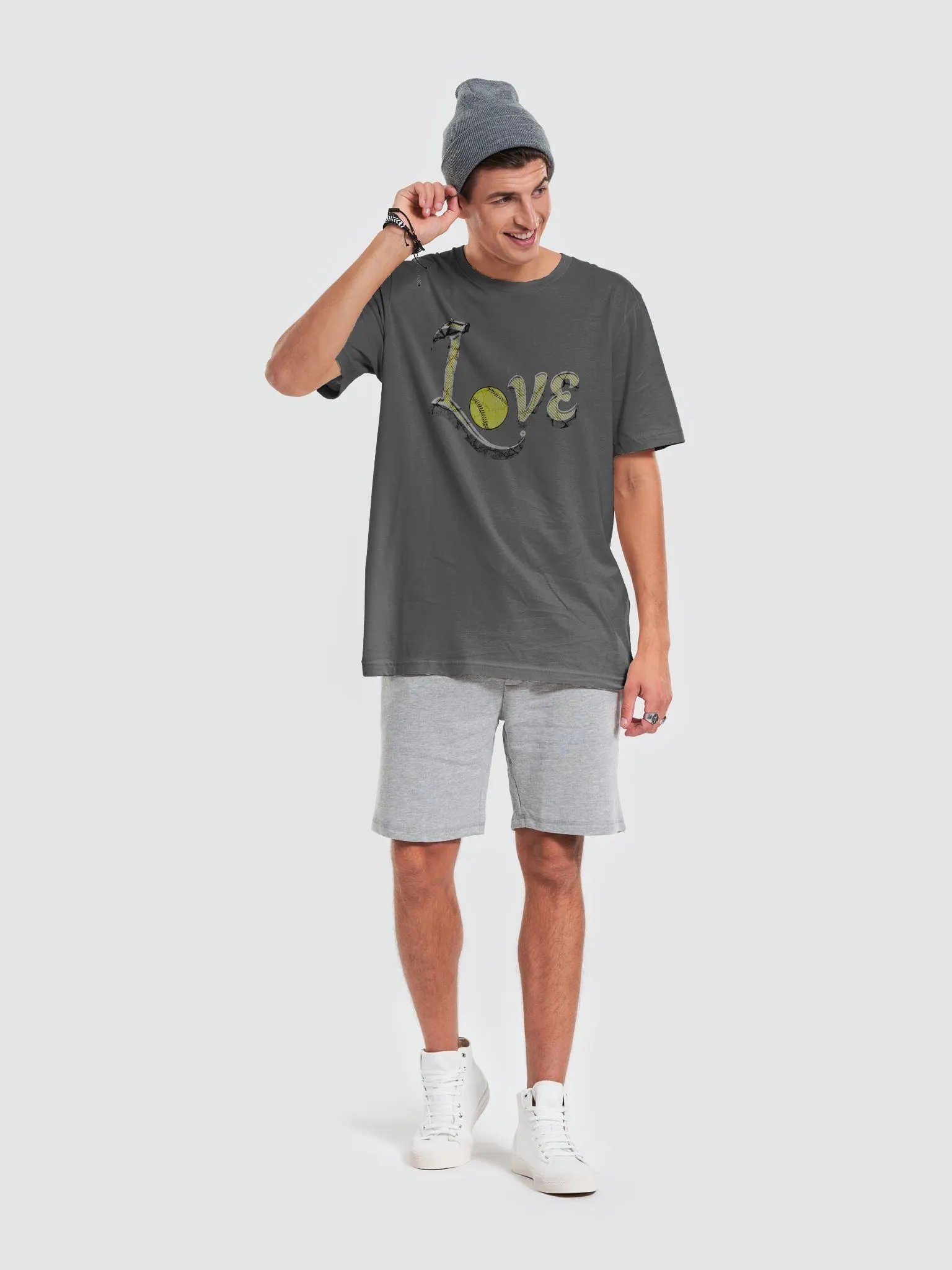 Love Softball Distressed Tee product image (4)