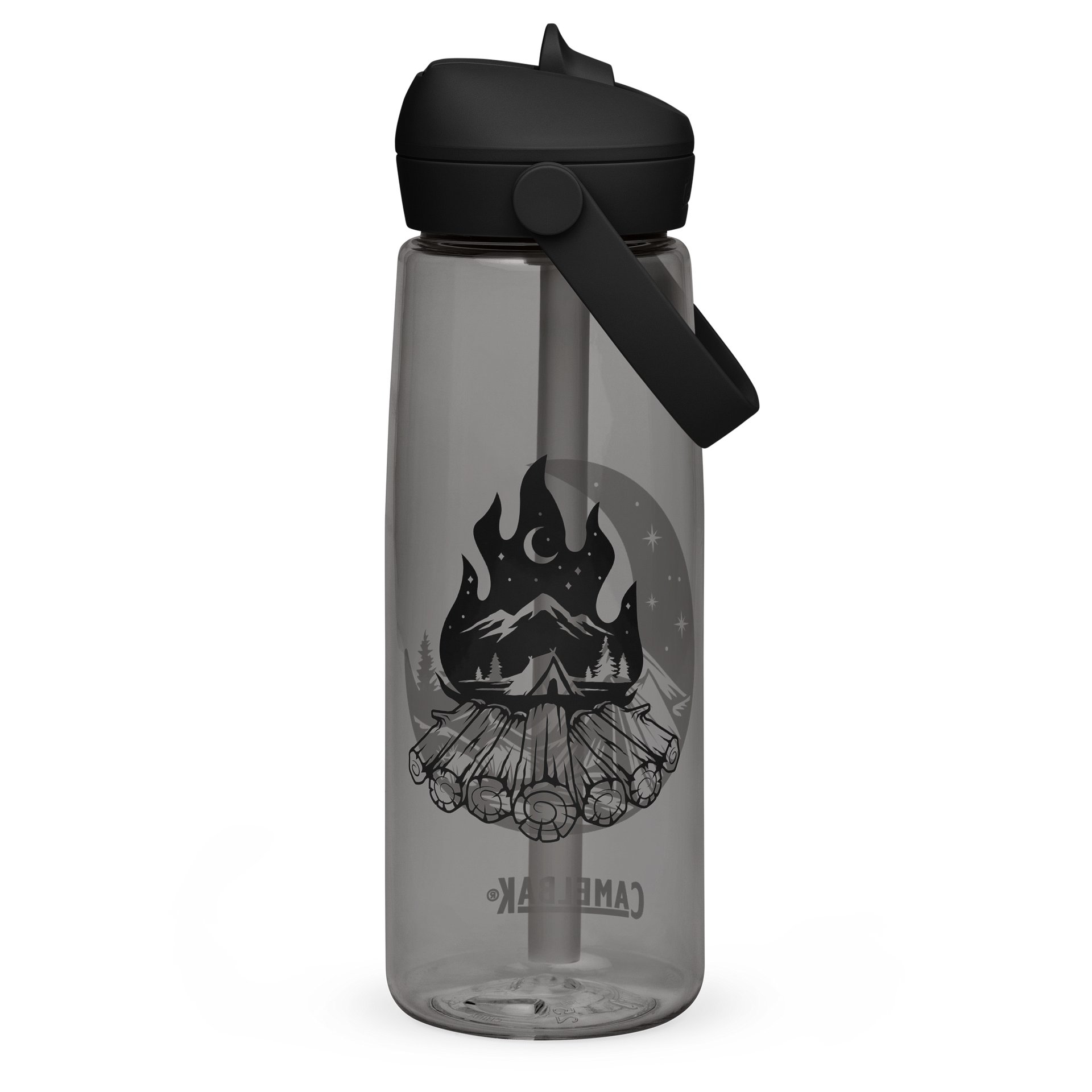 The Hiking Camper Flip Straw Water Bottle product image (12)