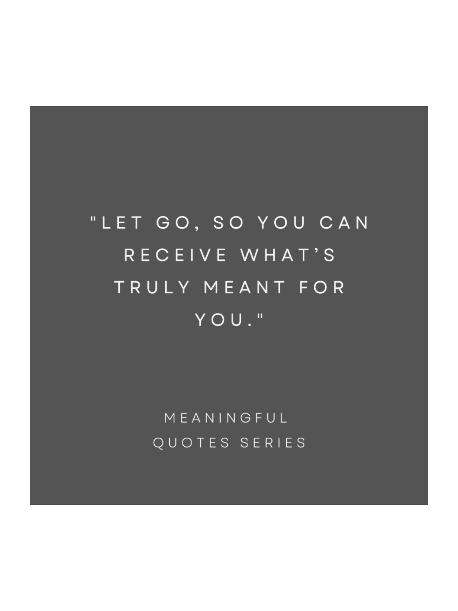 Let Go To Receive What Is For You. product image (1)