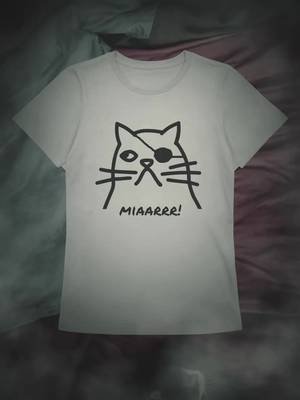 Pirate Cat: “MIAARRR!” You: Here, good sir—take my gold!  #CatTok #PirateCat #IndieBrand #Streetwear
